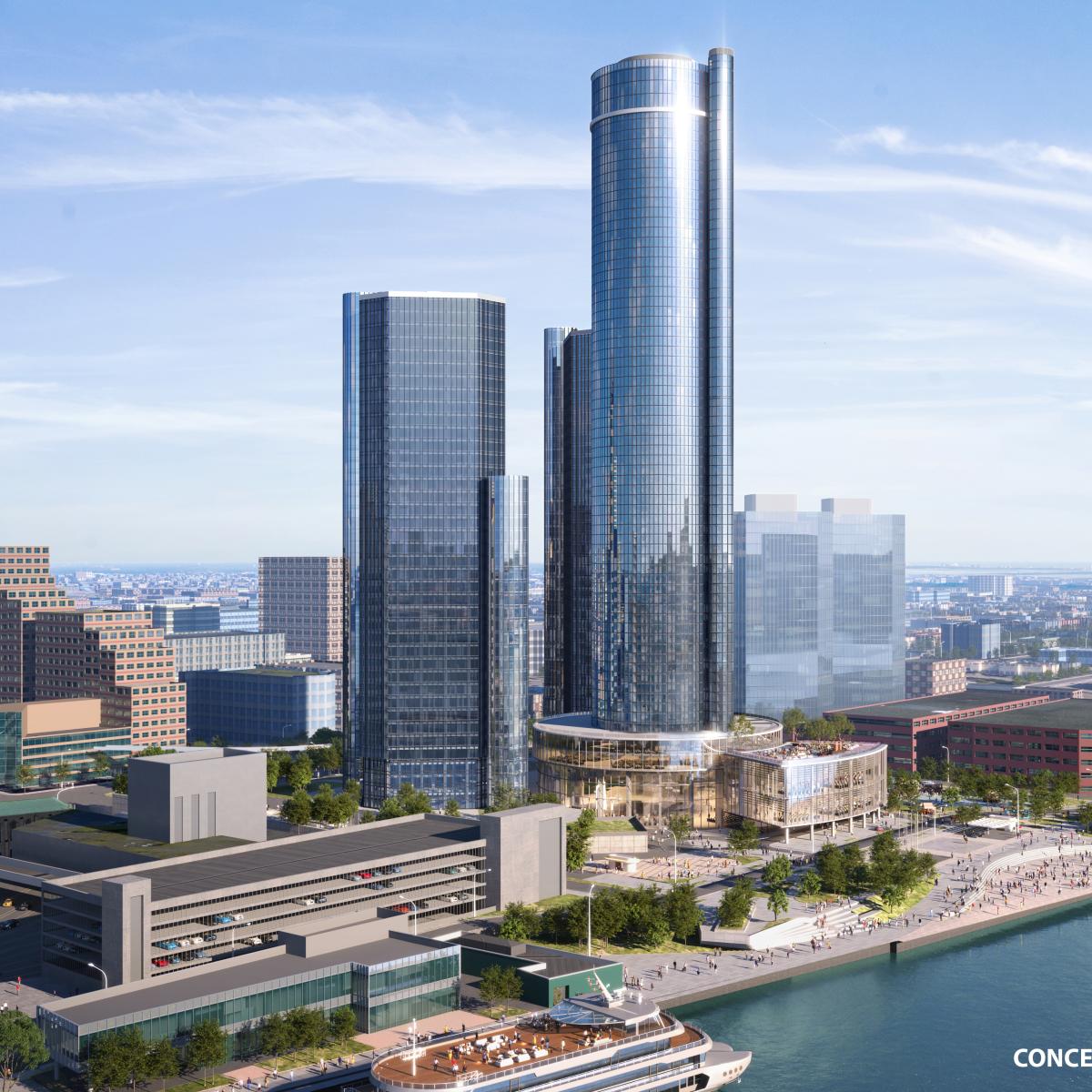 New RenCen plan includes residential, public space, demo of
